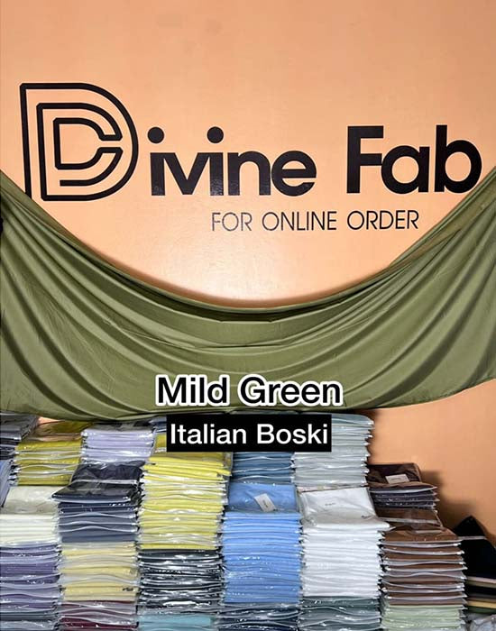Italian Boski | Mild Green Color | Divine Fab