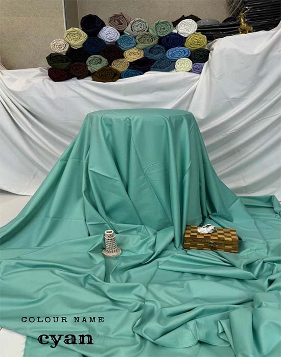 Wash n Wear | Cyan Color | Divine Fab