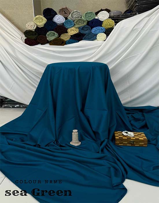 Wash n Wear | Sea Green Color | Divine Fab