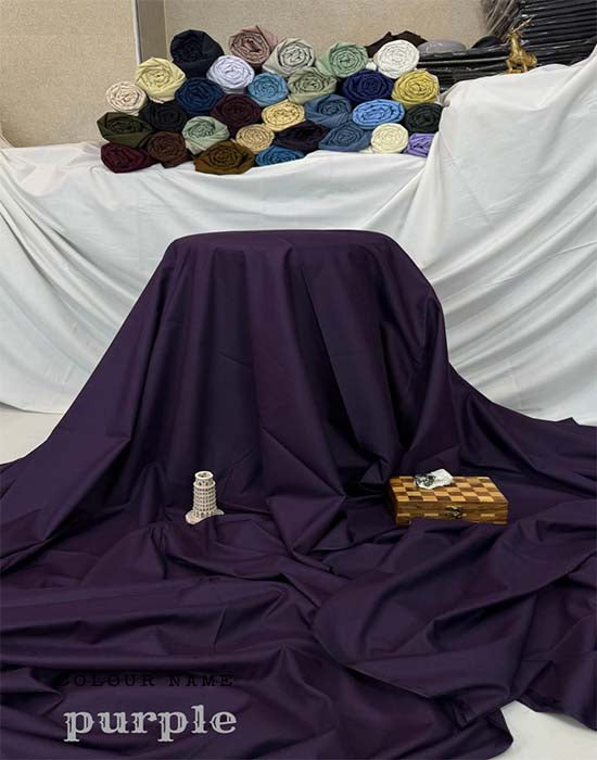 Wash n Wear | Purple Color | Divine Fab