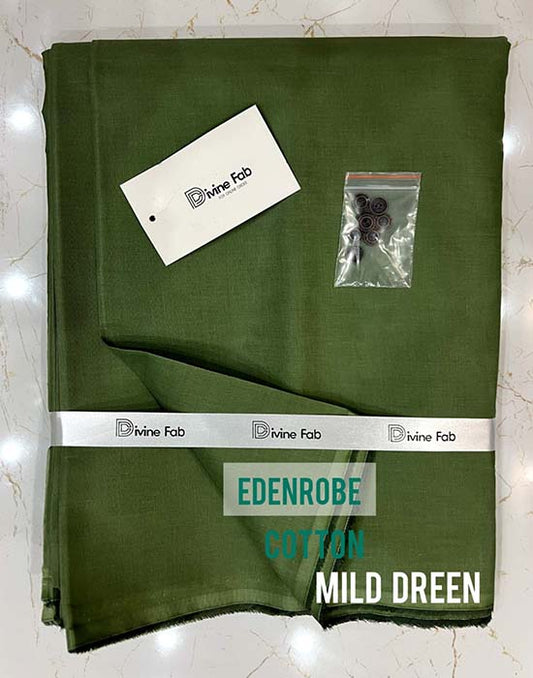 Pure 100% Cotton | Mild Green Color | Divine Fab