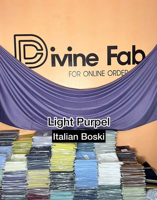 Italian Boski | Light Purple Color | Divine Fab