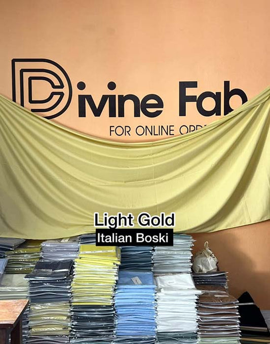 Italian Boski | Light Golden Color | Divine Fab