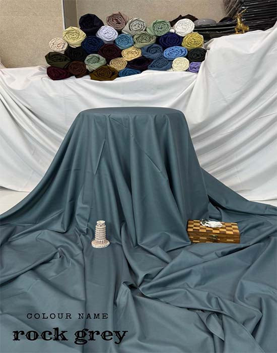 Wash n Wear | Rock Grey Color | Divine Fab