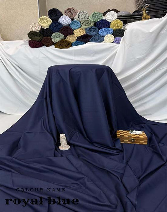 Wash n Wear | Royal Blue Color | Divine Fab