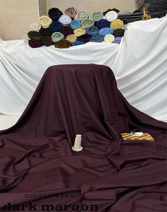 Wash n Wear | Dark Maroon Color | Divine Fab