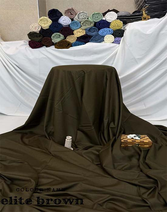Wash n Wear | Elite Brown Color | Divine Fab