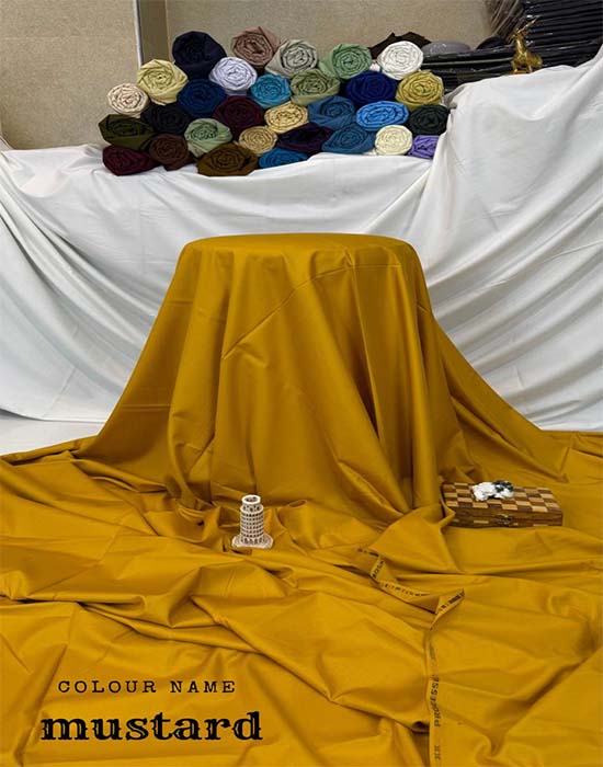 Wash n Wear | Mustard Color | Divine Fab